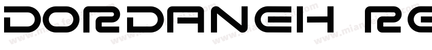 Dordaneh Regular字体转换